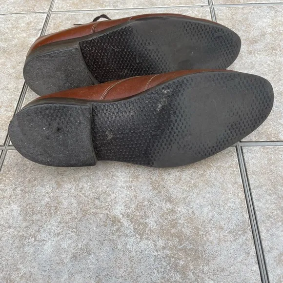 E Vogel Brown Leather Shoes