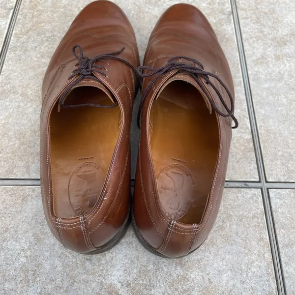 E Vogel Brown Leather Shoes