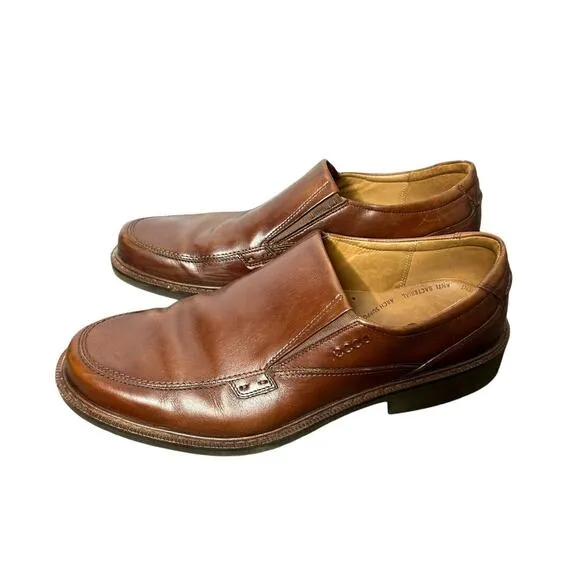 ECCO 33244, Eur 45/US 12, Cognac/Light Brown Slip-on, mens shoes
