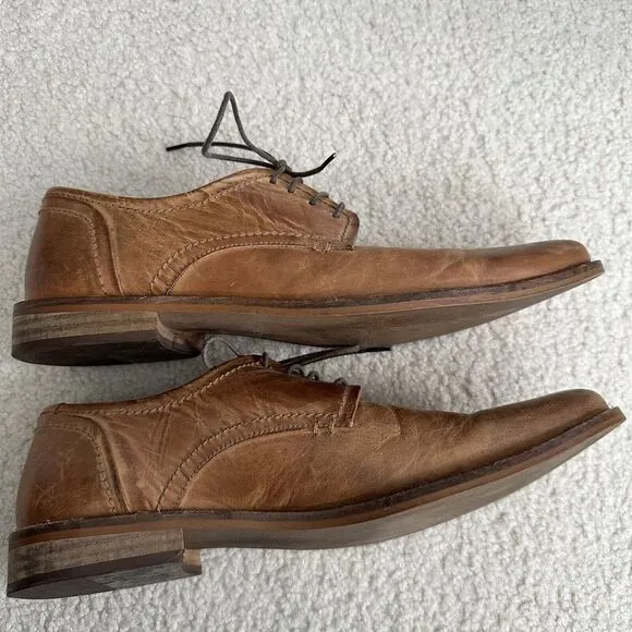 ECCO P-FLYNN 217 Men's  Brown Leather Shoes Size 9.5
