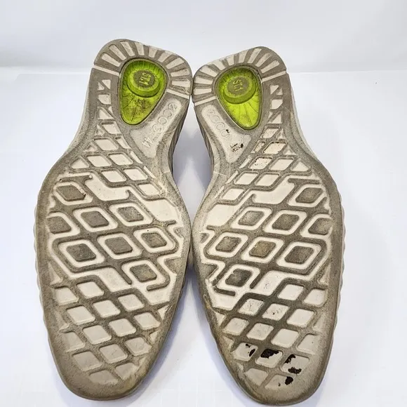 Ecco St.1 Hybrid Lite Derby Shoes Mens Size 10 Brown Leather Casual Office Laces