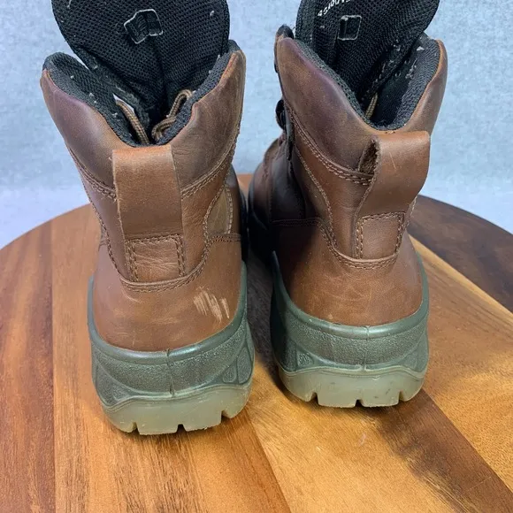 ECCO Track 25 High GTX Hiking Boot Men EU 45 Brown Leather Waterproof US 11/11.5
