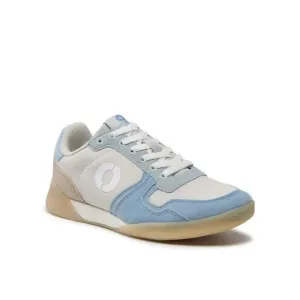 Ecoalf Lenalf Sneakers Women's US 7.5 Gray Blue Leather Running Shoes KHD431Ecoa