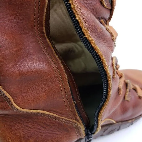El Naturalista Womens Size 37 US 6.5-7 Brown Leather Calf High Warm Boots