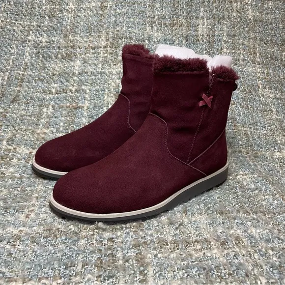 EMU Australia Beach Mini Boot in Claret / Bordeaux