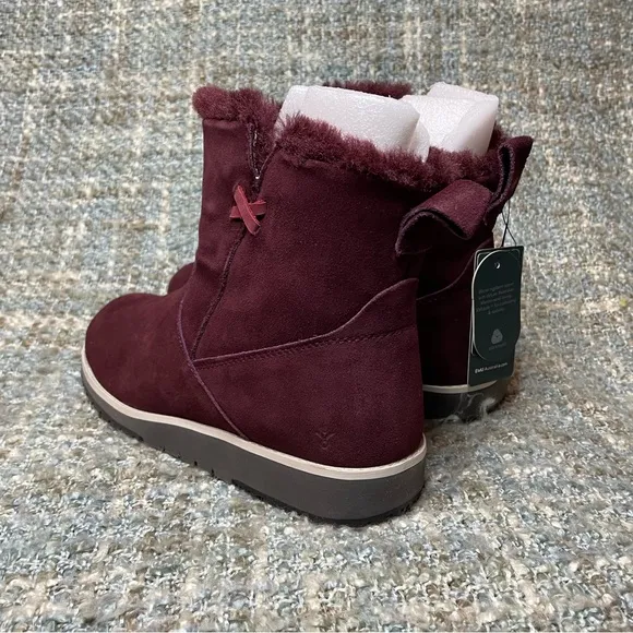 EMU Australia Beach Mini Boot in Claret / Bordeaux