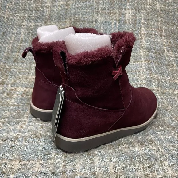 EMU Australia Beach Mini Boot in Claret / Bordeaux
