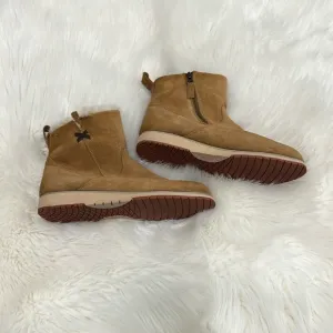 Emu Australia Beach Mini Merino Wool Suede Ankle Boots Tan Cognac Womens 8