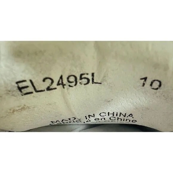 English Laundry Walker Sneaker Men's Size 10 US White‎ Red Black Tan Read