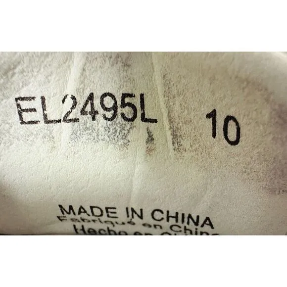 English Laundry Walker Sneaker Men's Size 10 US White‎ Red Black Tan Read