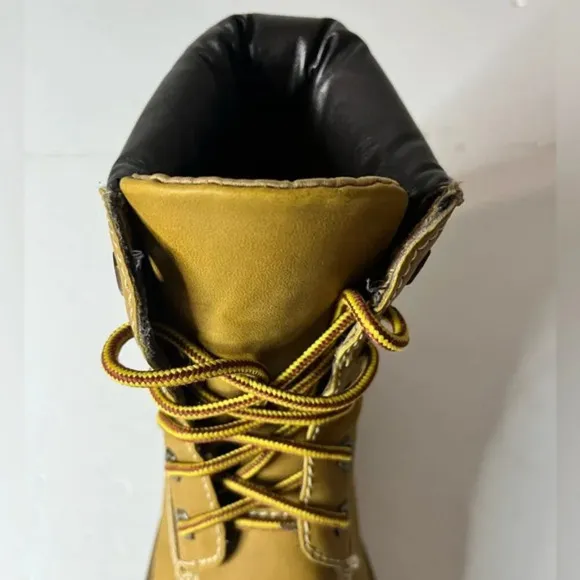 Esprit Women’s Tan Lace-Up Work Boots Size 7.5