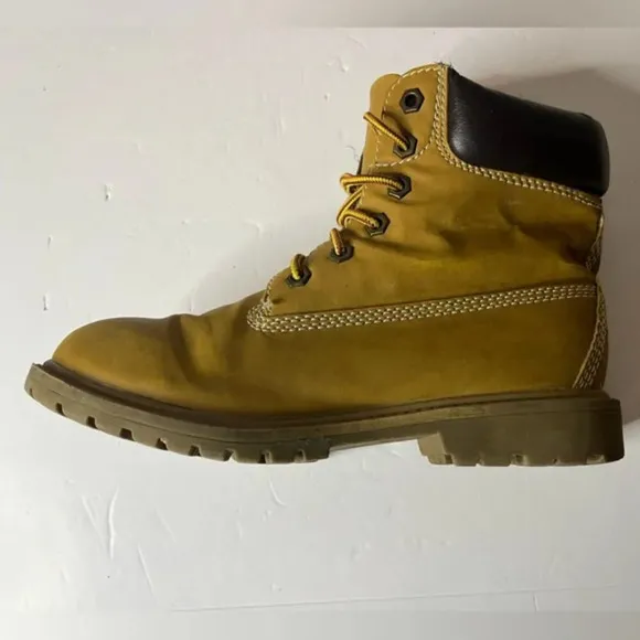 Esprit Women’s Tan Lace-Up Work Boots Size 7.5