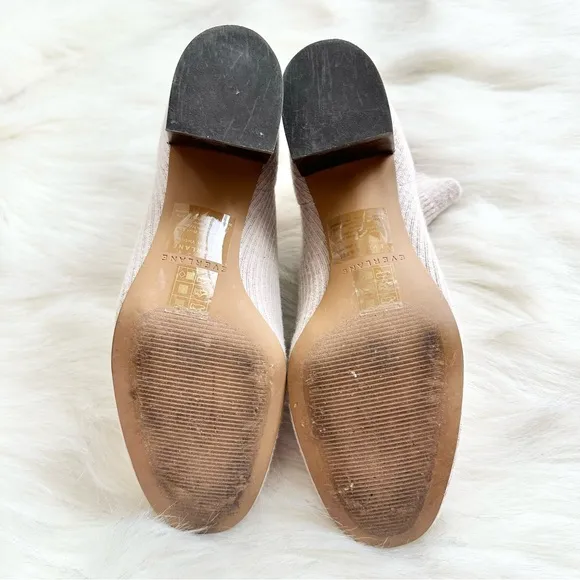 Everlane The Glove Boot in Oatmeal Wool Size 8