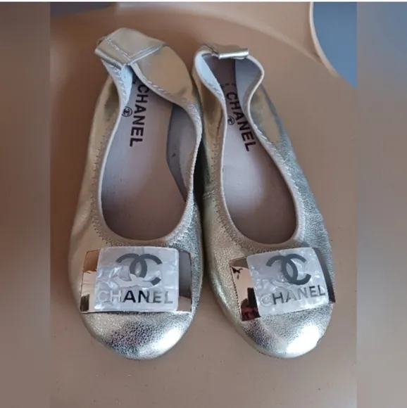 Fashion Design Like Chanel Flat Shoes Size 37