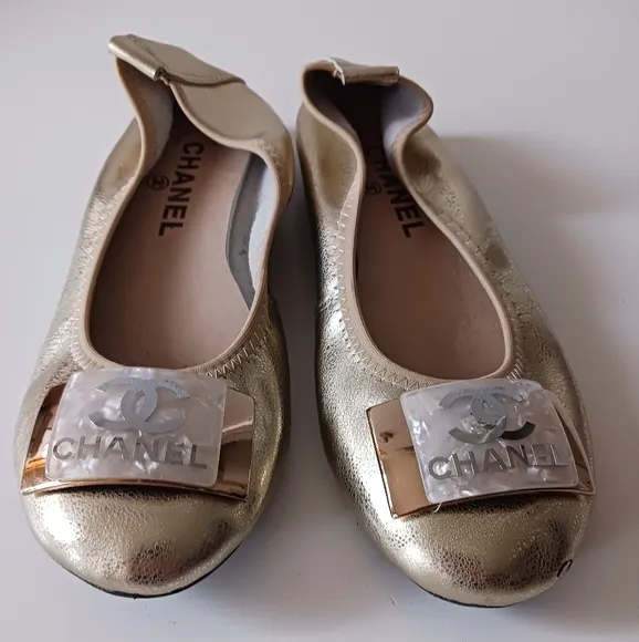 Fashion Design Like Chanel Flat Shoes Size 37