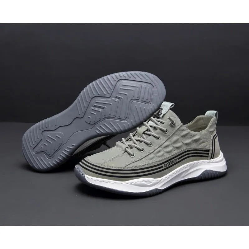 Fashion Summer Ice Silk Casual Men's Shoes