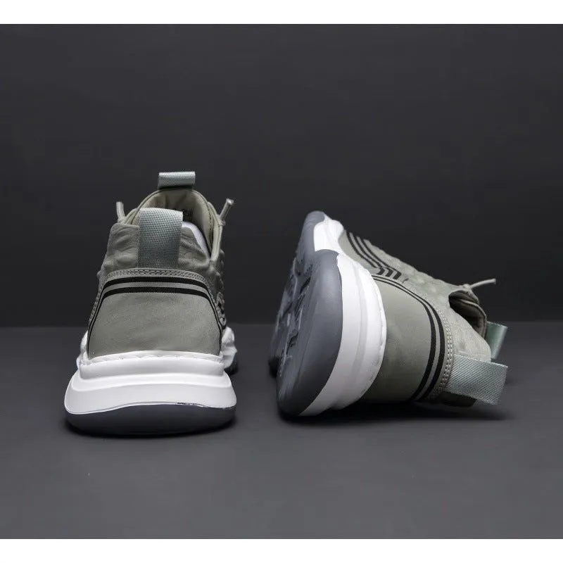 Fashion Summer Ice Silk Casual Men's Shoes