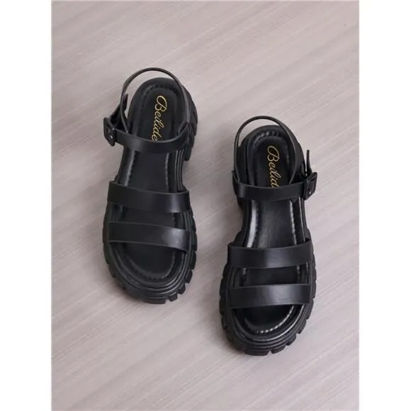 Fashionable And Versatile Casual Beach High Heel Thick Platform Wedge Sandals