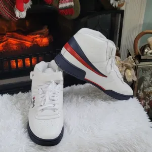 Fila F-13 Mid -Top White/Navy/Red Men's Casual Shoes 1VF059LX-150
