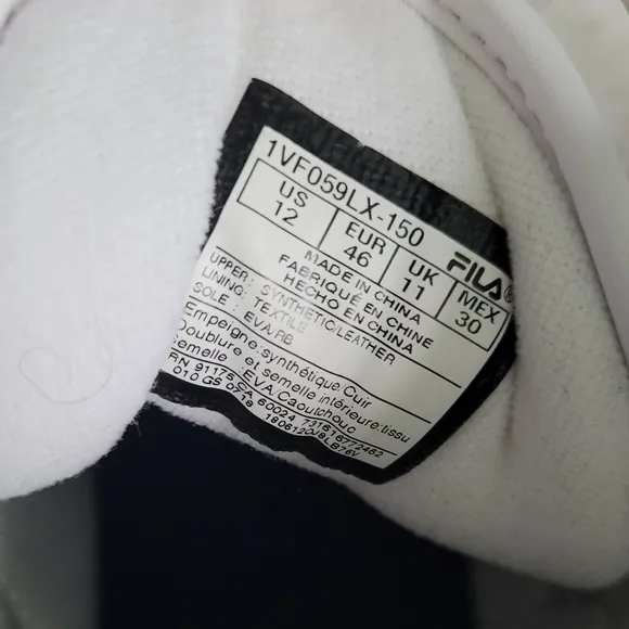 Fila F-13 Mid -Top White/Navy/Red Men's Casual Shoes 1VF059LX-150