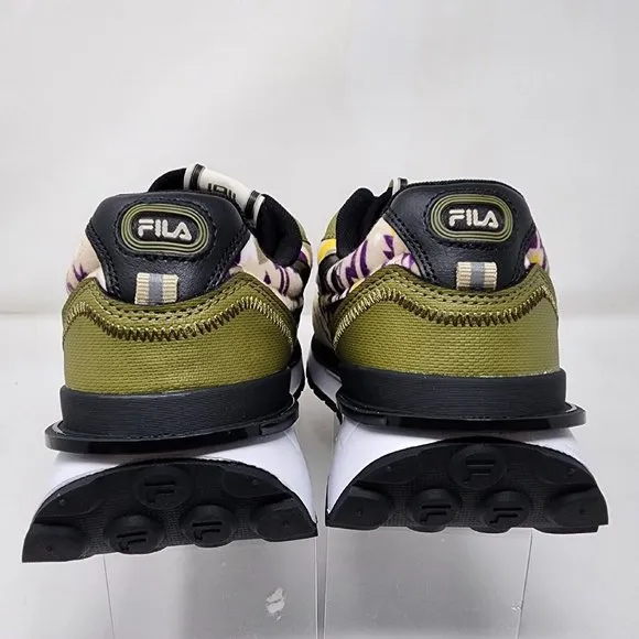 Fila Hiking Shoes Mens 10.5 Beige Renno Woven Running Sneakers Logo Spell Out