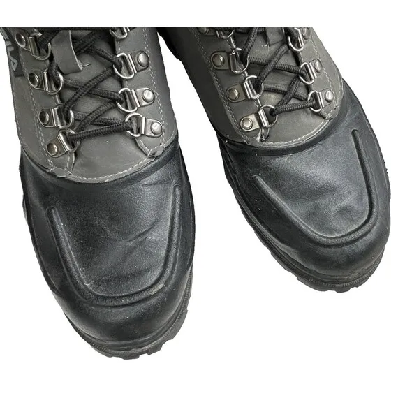 Fila Men's Weather Tech Black/Gray Hiking Boots Size 10M (1SH40122-002) EUC