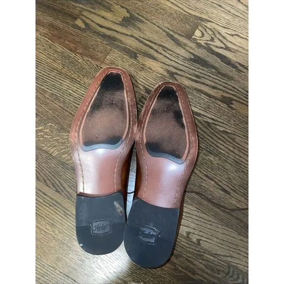 Florsheim Men's 10.5 Corbetta Cap Oxford Leather Shoes 11528-221 Cognac Brown