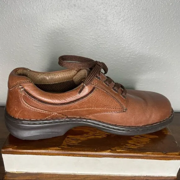 Florsheim Tan Mens Oxfords Style Casual Lace Up Shoes Style 13172-200 Size 9M