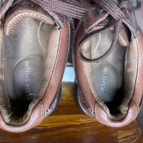Florsheim Tan Mens Oxfords Style Casual Lace Up Shoes Style 13172-200 Size 9M
