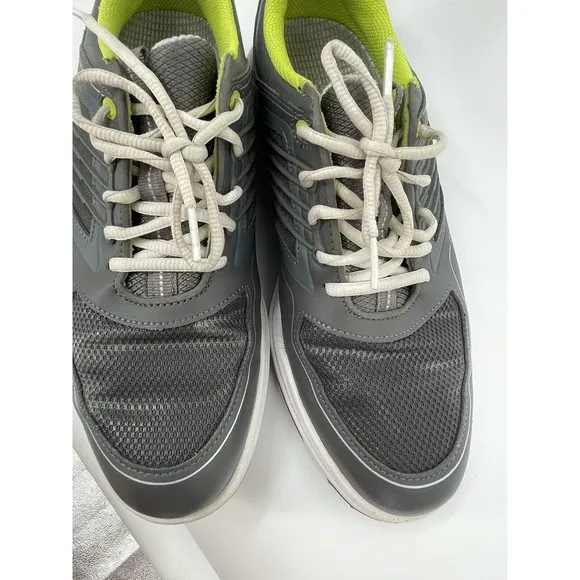 Footjoy Fury Leather/Mesh Gray Lime White Men's Golf Shoes Sz 8.5 Style # 51102‎