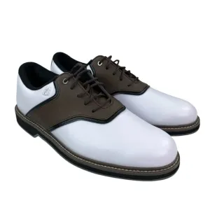 Footjoy Originals Golf Shoes Mens Size 8 M 57022 White/Brown NEW