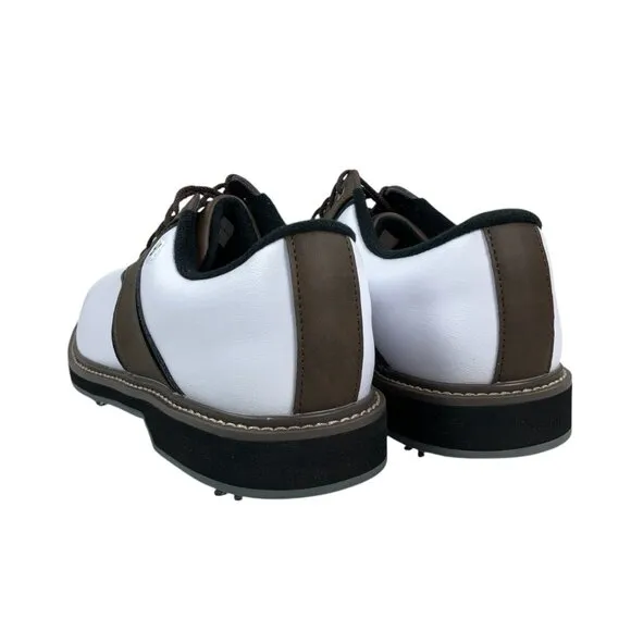 Footjoy Originals Golf Shoes Mens Size 8 M 57022 White/Brown NEW