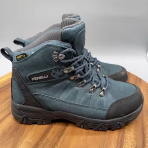 Foxelli Womens Size 7.5 Hiking Boots Waterproof Teal Lace Up Ankle Outdoor