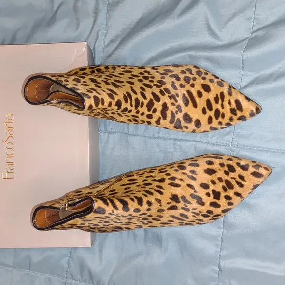👣FRANCO SARTO 🇺🇲Delighted2 Leopard Booties footwear