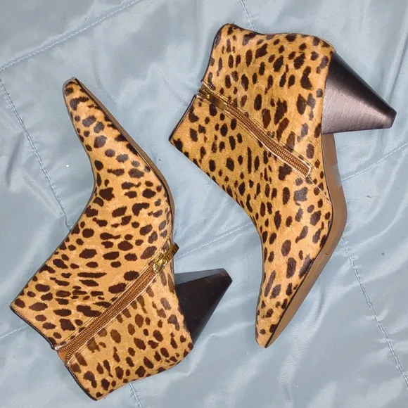 👣FRANCO SARTO 🇺🇲Delighted2 Leopard Booties footwear