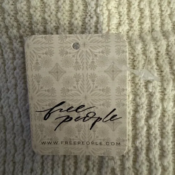 Free People Primavera Skort Sweater Set in Ivory XL NWT