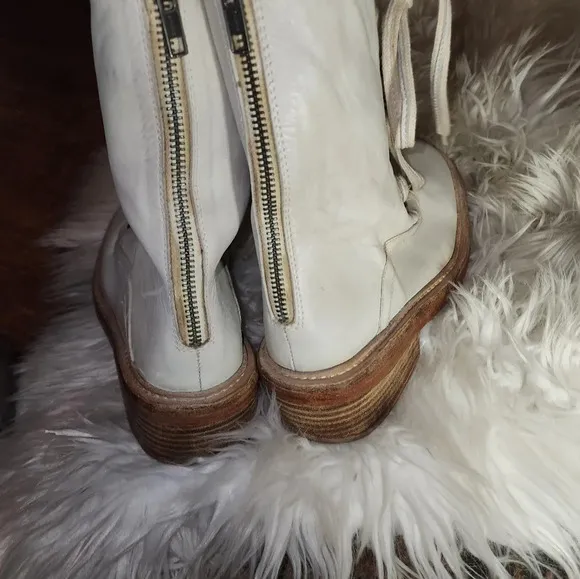 Free‎ People Sante Fe Off white boots 36