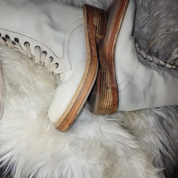 Free‎ People Sante Fe Off white boots 36