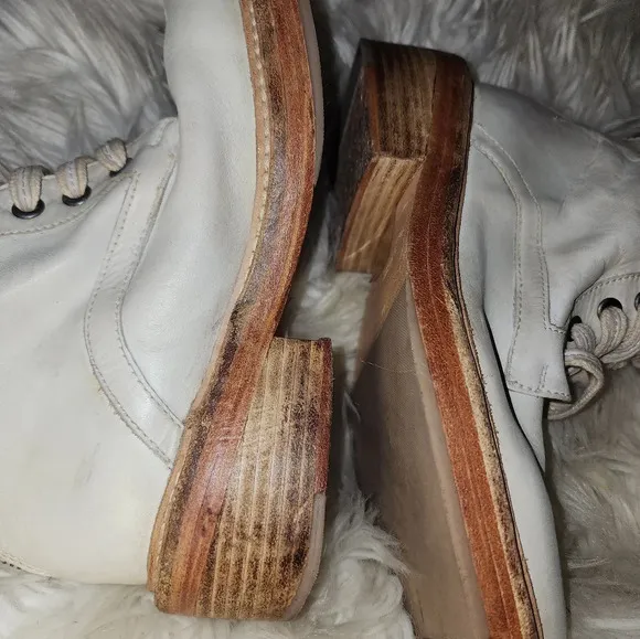 Free‎ People Sante Fe Off white boots 36