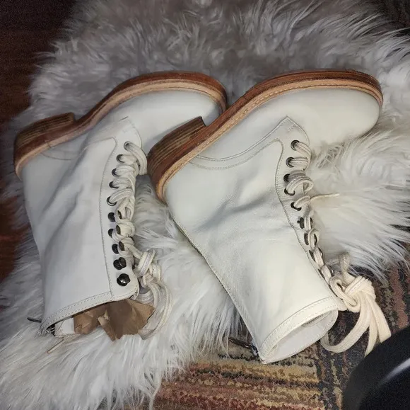Free‎ People Sante Fe Off white boots 36