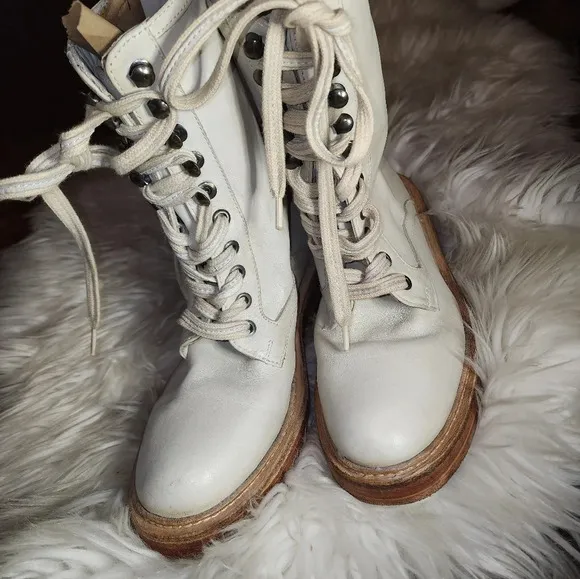 Free‎ People Sante Fe Off white boots 36