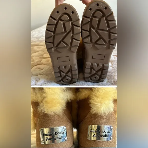 Fur boots sz:6