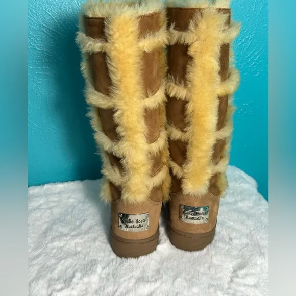 Fur boots sz:6
