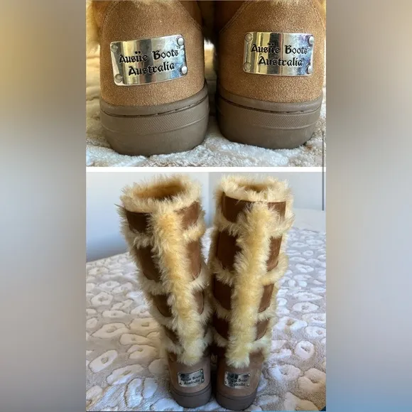 Fur boots sz:6