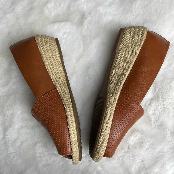 Gentle Souls Lydia leather espadrille shoes