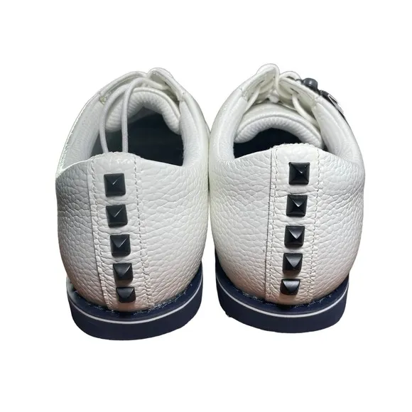 G/Fore G4 Ladies Stud Cap Toe Golf Shoes  Snow White G4LC19EF05 Women's Size 8.5