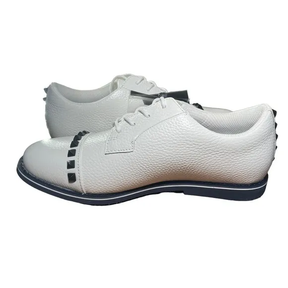 G/Fore G4 Ladies Stud Cap Toe Golf Shoes  Snow White G4LC19EF05 Women's Size 8.5