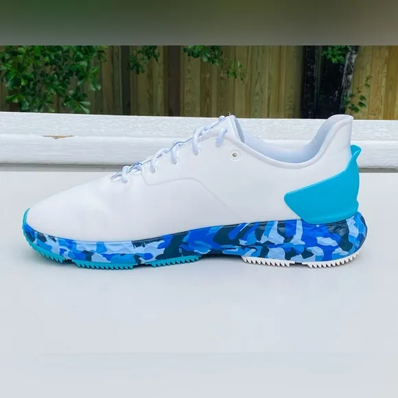 G/Fore GFore g4 Golf Shoes Men’s Size 11.5 Camo MG4  White Blue Snow G4MF21EF30