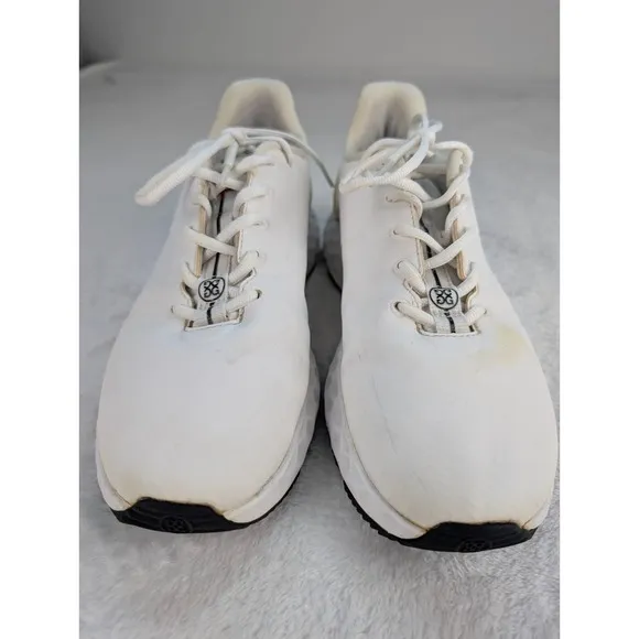 G/Fore MG4  Golf Shoes Mens sz 8.5 Snow White NO INSERTS