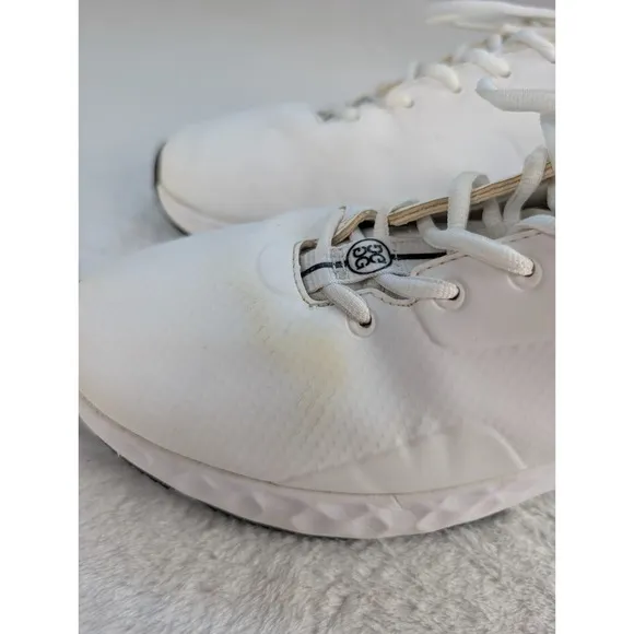 G/Fore MG4  Golf Shoes Mens sz 8.5 Snow White NO INSERTS